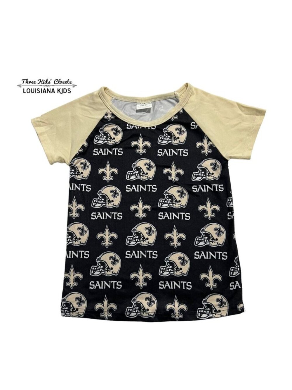 NFL New Orleans Saints Football 2T Raglan Shirt